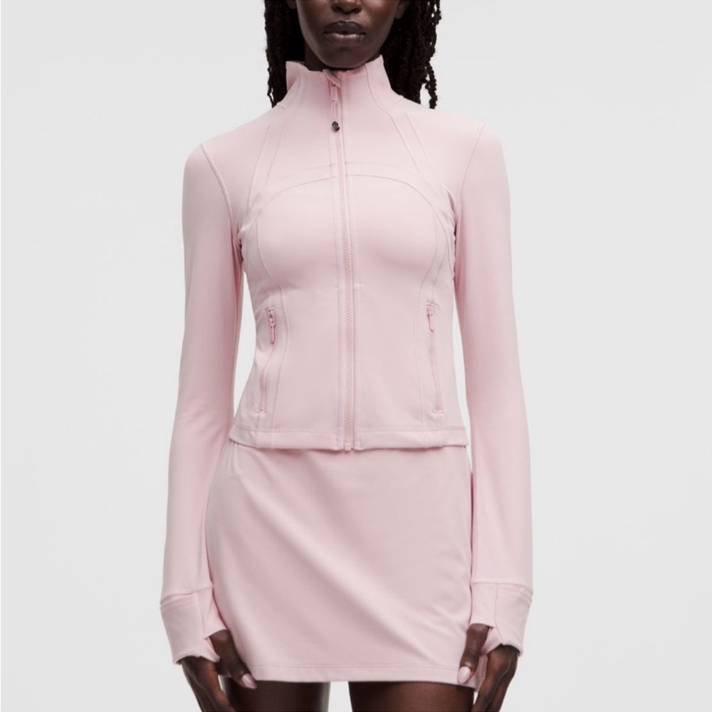 LULULEMON DEFINE CROPPED JACKET *NULU IN PINK HAZE SZ 12 NWT